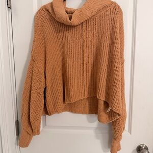Free People- Tan Knit Sweater